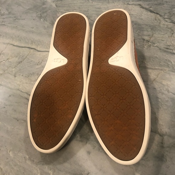 UGG suede slip on sneaker in rich orange color-worn once, LIKE NEW condition! - Picture 6 of 9